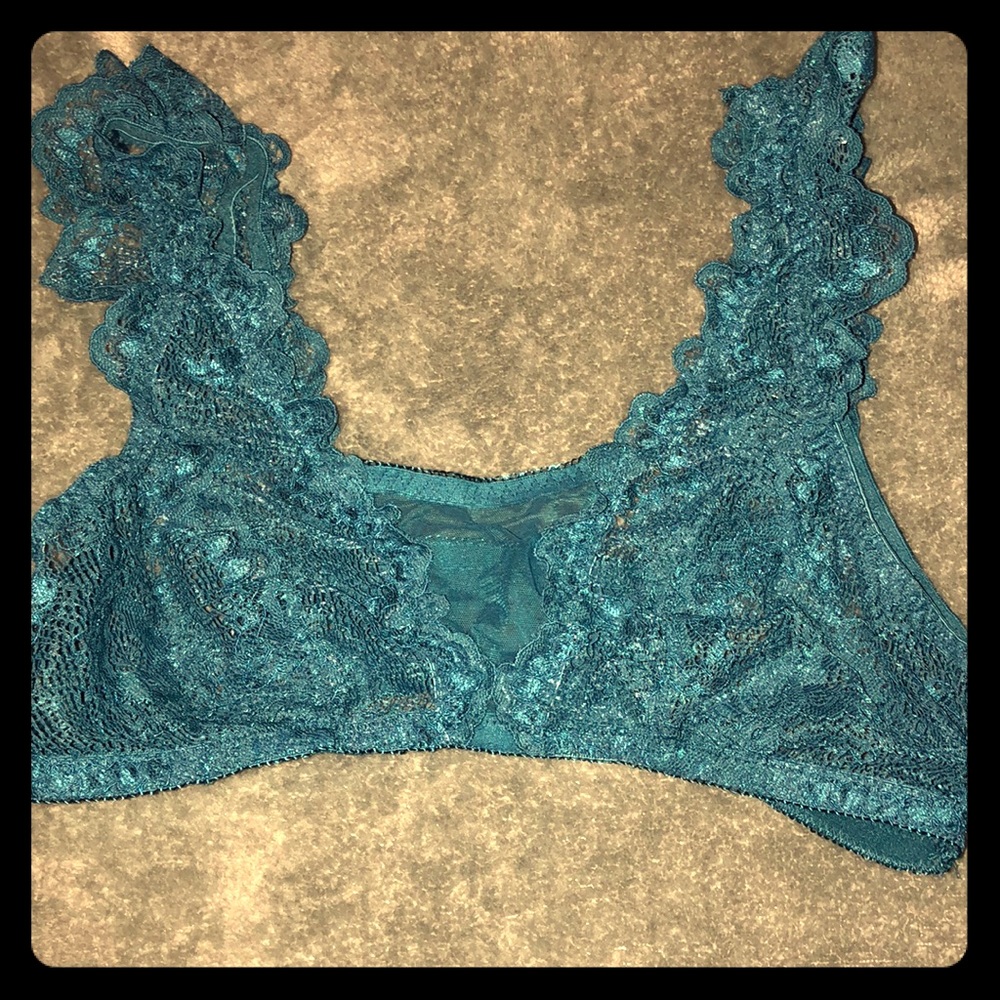 Blue bralette